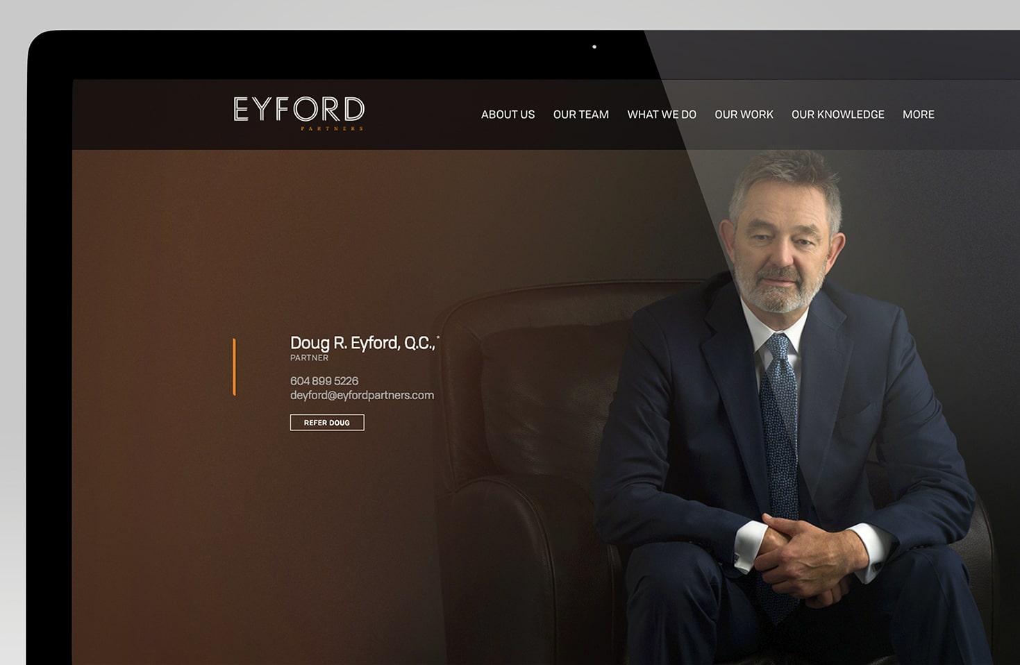 Eyford Partners lawyers bio web page