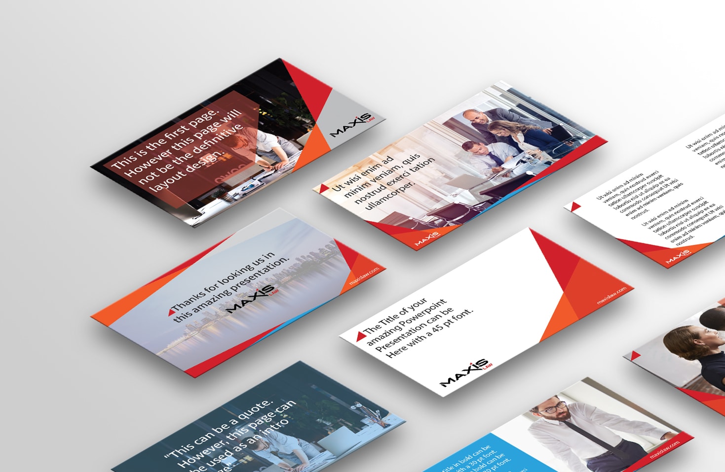 Maxis Law PowerPoint slides