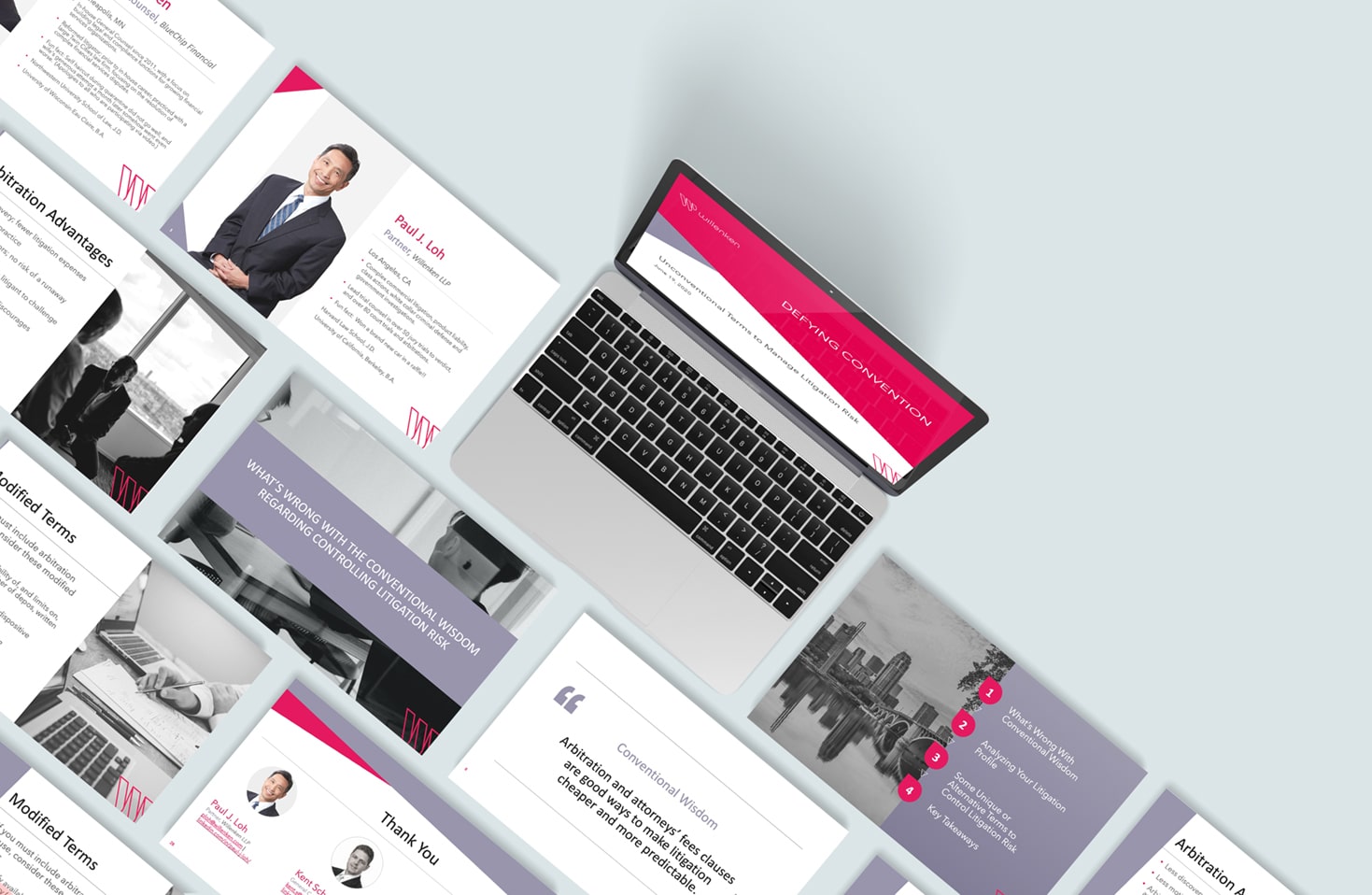 Willenken law firm powerpoint template