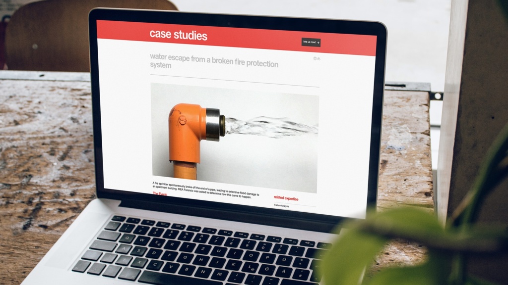 MEA Forensic law firm website case studies