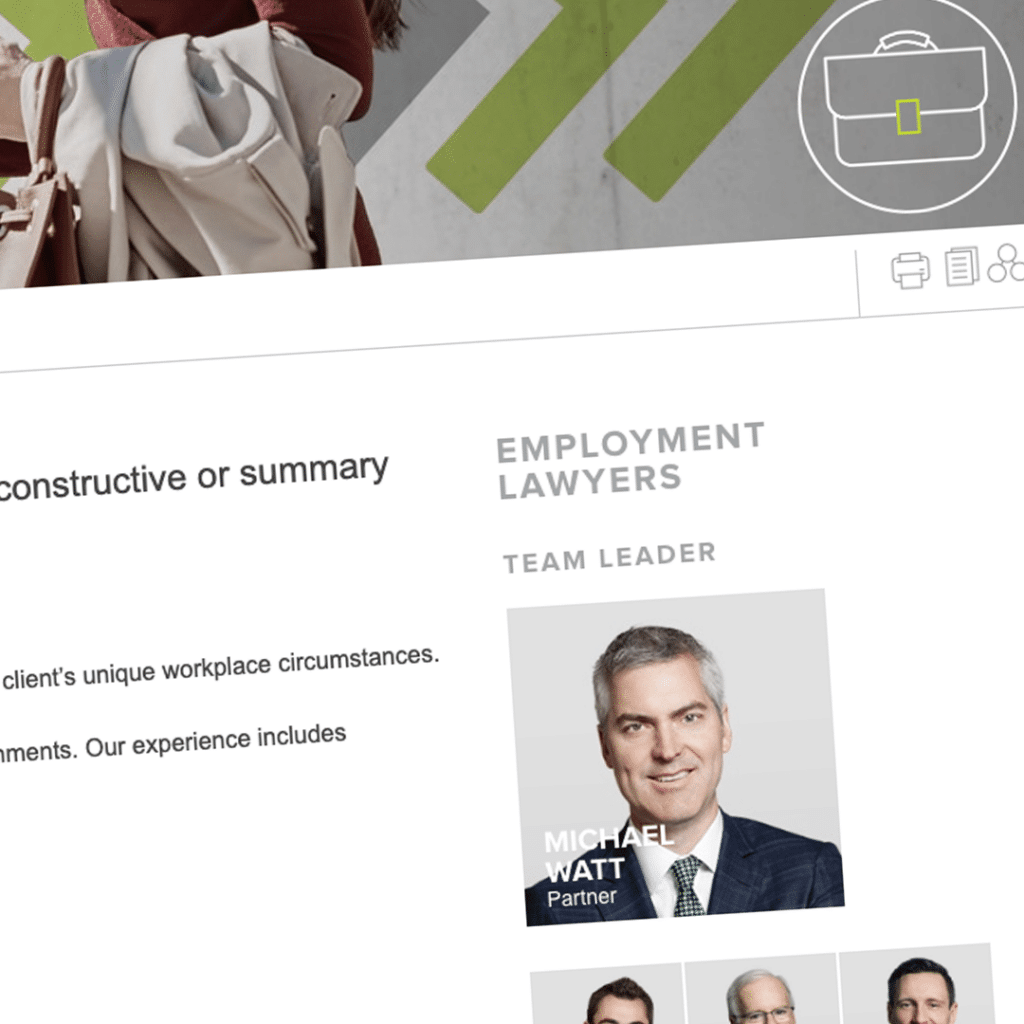 Alexander Holburn law firm practice area page