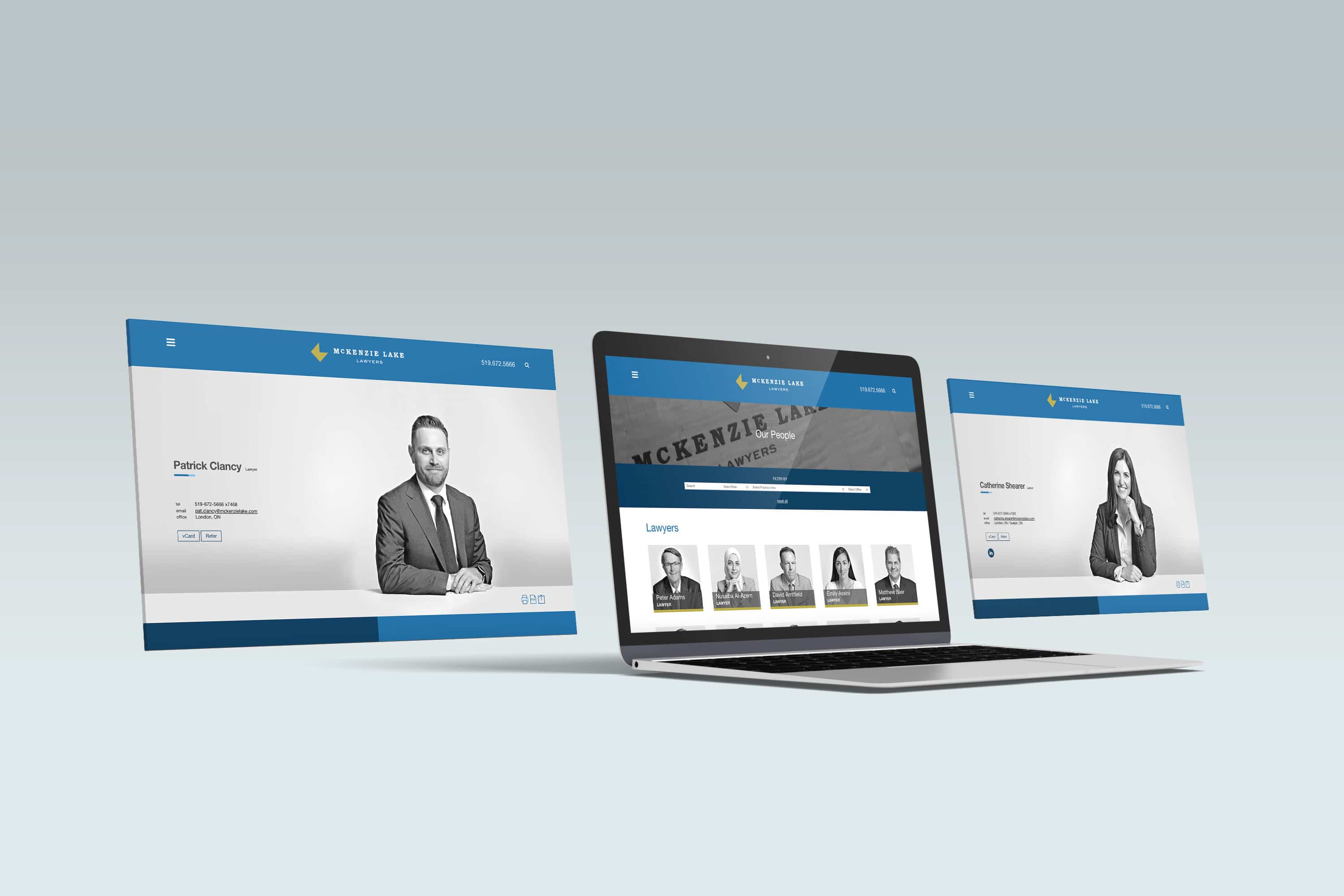 McKenzie Lake law firm lawyer bios and team web pages