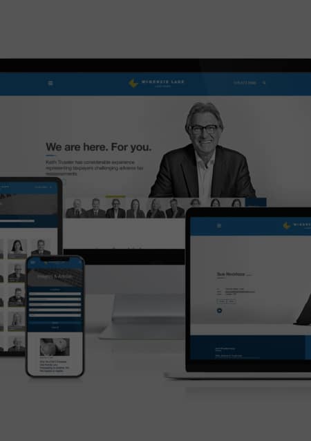 Sample pages of lawyer bios of McKenzie Lake Law LLP.