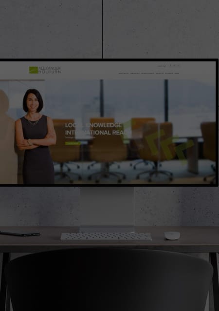 law firm website design and development for AHBL