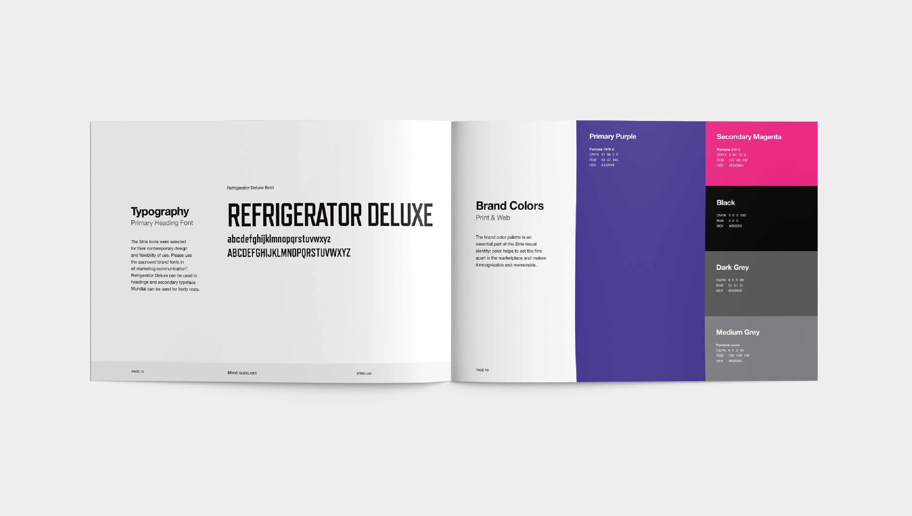Stris law firm branding guide